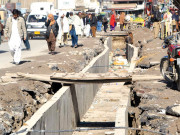 کوئٹہ میں برساتی نالوں کی تعمیر تاخیر کا شکار