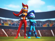 ورلڈکپ میسکوٹس کو باقاعدہ نام بھی مل گئے