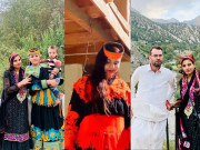 بھارتی لڑکی انجو کی شوہر کے ساتھ پاکستانی سیاحتی مقام کالاش میں سیر و تفریح