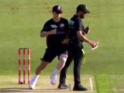 ٹام کرن پر امپائر کے ساتھ بدتمیزی پر 4 میچز کی پابندی عائد