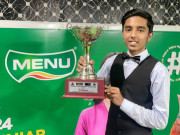کراچی کے 14 سالہ حسنین اختر نیشنل جونیئر اسنوکر چیمپئن بن گئے