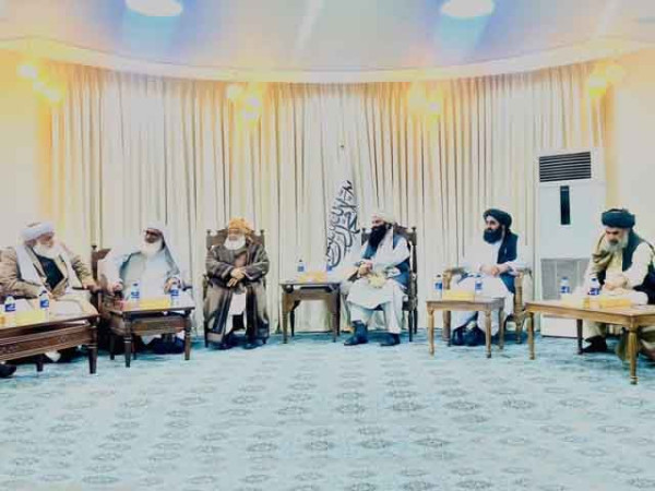Fzy Rkhman فضل الرحمٰن کی افغان نائب وزیراعظم وزیر داخلہ اور وزیر دفاع سے ملاقاتیں ...