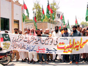 جنگ جیو کی گاڑیوں پر حملے شان اہل بیتؓ میں گستاخی کے بعد ہوئے خالد آرائیں