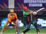 آئی ایل ٹی 20 اعظم خان نے 18 بالز پرتیزترین ففٹی جڑدی