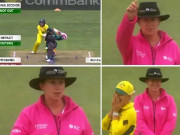 ویمن میچ فیلڈ امپائر کا غلط اشارے سے ’درست‘ فیصلہ