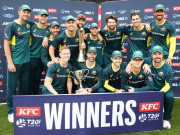 ٹی 20 فتوحات آسٹریلیا نے سنچری مکمل کرلی