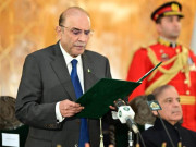 آصف زرداری نے صدر کے عہدے کا حلف اٹھا لیا