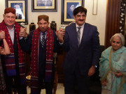 وزیر اعلیٰ سندھ اور عذرا پیچوہو کی نیویارک اسمبلی کے ڈپٹی اسپیکر کے ساتھ ملاقات