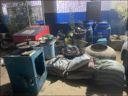 کراچی مسجد کی چھت پر قائم گٹکے کا کارخانہ پکڑا گیا