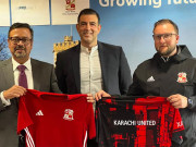 کراچی یونائیٹڈ اور برطانوی کلب کے درمیان یادداشت پر دستخط