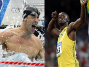 مائیکل فیلپس اور یوسین بولٹ ریکارڈز میں نمایاں