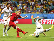 فٹبال ورلڈ کپ بیلجیئم نے امریکی دفاعی دیوار میں شگاف ڈال ہی دیا  