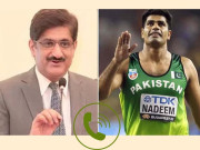 وزیراعلیٰ سندھ سید مراد علی شاہ کا ارشد ندیم کو ٹیلی فون کراچی آنے کی دعوت