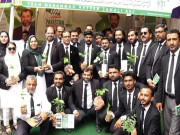 کراچی کے وکلاء کا شجر کاری مہم کا آغاز