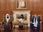 نواز شریف سے امام مسجد نبوی ڈاکٹر صلاح بن محمد البدیر کی ملاقات