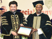 نائیجر کی جامعہ نے گورنرسندھ کو ڈاکٹریٹ کی اعزازی ڈگری سے نواز دیا
