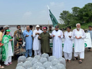 14 اگست کی خوشی میں 12 لاکھ مچھلیاں دریا میں آزاد