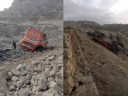 مکران کوسٹل ہائی وے پر زائرین کی بس کھائی میں گرگئی 12 افراد جاں بحق