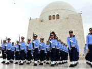 پاک فضائیہ کے چاق چوبند دستے نےمزارقائد پرگارڈزکی ذمے داریاں سنبھال لیں