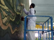 سینٹرل آرکیالوجیکل لیبارٹری کی ٹیم کا منگلا پاور ہاؤس اسٹیشن کا دورہ