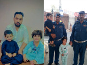 ٹریفک وارڈنز نے لاپتا کمسن بچوں کو باپ سے ملوا دیا