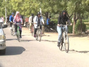 ہفتہ طلبا جامعہ کراچی میں سائیکل ریلی کا انعقاد