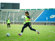 ساف چیمپئن شپ کیلئے قومی ویمن فٹبال ٹیم کی ٹریننگ جاری