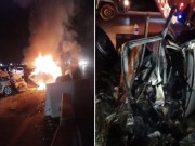 جامشورو میں کار بیریئر سے ٹکرا گئی 2 خواتین سمیت 3 افراد جاں بحق 6 زحمی