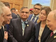 صدر مملکت کی روسی ہم منصب پیوٹن سے ملاقات دوطرفہ تعلقات پر تبادلہ خیال