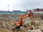 قذافی اسٹیڈیم اپ گریڈیشن پر کام تیزی سے جاریچیئرمین کا دورہ