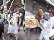 کراچی میں مبینہ چور پر تشدد کی ویڈیو وائرل زنجیر سے جکڑ کر پول سے باندھ دیا