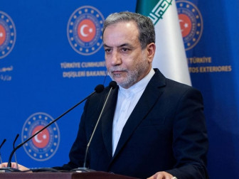 عباس عراقچی نے استنبول میں پریس کانفرنس کی—فوٹو: انادولو