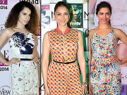 دپیکا کنگنا اور سونم خوش لباس اداکارائیں ہیں ادیتی راؤ حیدری