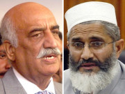 حکومت نے عمران سے مذاکرات کیلئے سراج الحق اور خورشید شاہ کو اختیار دیدیا