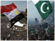 پاکستان ایک  نظر میں  ریڈ زون بمقابلہ تحریر اسکوائر