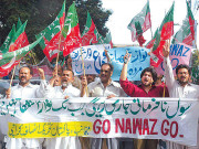 ریلیوں کا شور دھرنوں کا زور