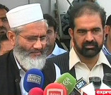 حکومت کے پاس دھرنے والوں کو دینے کے لیے اب بھی بہت کچھ ہے سراج الحق