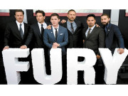 سپر اسٹار بریڈ پٹ کی نئی فلم ’’فیوری ‘‘ کا رنگارنگ پریمیئر 