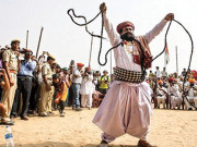 بھارتی ریاست راجستھان میں ہوا لمبی مونچھوں کا مقابلہ