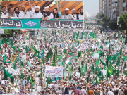 کراچی میں احتجاجی ریلی گستاخ فلمساز کے قاتل کو سونے میں تولنے کا اعلان