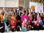 آؤ پڑھاؤ ٹنڈوجام زرعی یونیورسٹی میں اساتذہ کے اعزاز میں تقریب