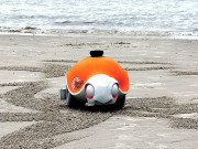 بیچ بوٹ ساحل کی ریت پر دلکش فن پارے بنانے والا روبوٹ 