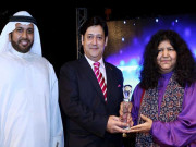 عابدہ پروین کے لیے دبئی میں ایمبیسیڈر ایپریسی ایشن کا ایوارڈ 