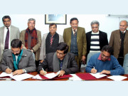 پھل و سبزیوں کے معیار کی بہتری کیلئے برآمد کنندگان مقامی زرعی تحقیقی اور عالمی ادارے میں معاہدہ 