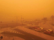 سعودی عرب اور دبئی میں ریت کا طوفان نظام زندگی درہم برہم