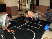 ایکسپریس اورفاسٹ یونیورسٹی کے زیر اہتمامنیسکون 2015 کا افتتاحروبوٹ سازی کے مقابلے