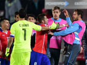 کوپا امریکا کپ چلی نے یوروگوئے کے خلاف سخت معرکہ سر کر لیا