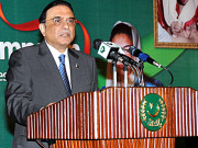 انسداد پولیومہم کا افتتاحپاکستان کومرض سے پاک کرینگے زرداری