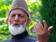 بھارتی قابض فوج نے کشمیریوں کی زندگی عذاب میں مبتلا کررکھی ہے سید علی گیلانی