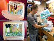 ناکارہ کمپیوٹر بنے دل کش مچھلی گھر